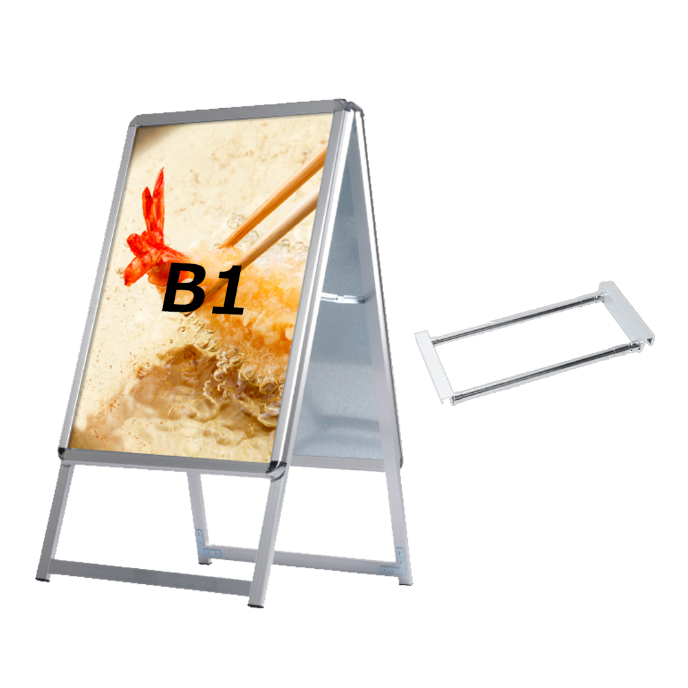 A型スタンド看板 風対策セット B1 両面 シルバー・ブラック・木目 2set-jc-b1-d