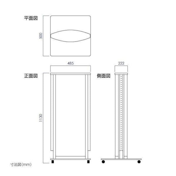 LED電飾スタンド看板 楕円形 LEDテープライト付き 印刷シート貼込タイプ 両面表示 シルバー/ブラック/ライトグレー/ホワイト ALD-380
