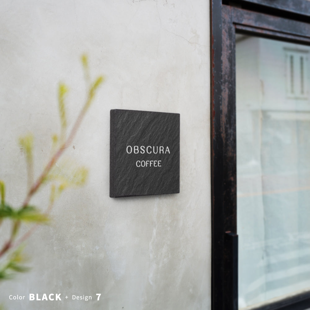 表札 おしゃれ 戸建て タイル W147mm×H147mm 社名 プレート マンション一軒家 店名 注文住宅 筆記体 gs-nmpl-1056hs