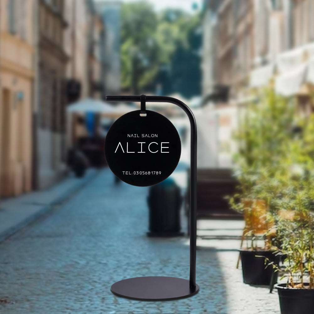 日本製 【両面印刷加工込み】【データ入稿無料】看板 立て看板 おしゃれ スタンド看板 店舗サイン 店舗名 バナースタンドスタンドサイン サロン ヘア ネイル sts-m30