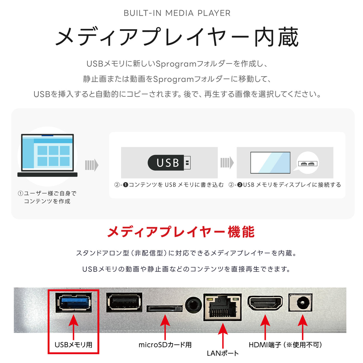 屋外仕様 デジタルサイネージ 32インチ 軽量 可動 バッテリー式 電子看板 TV-G32PO-BAT