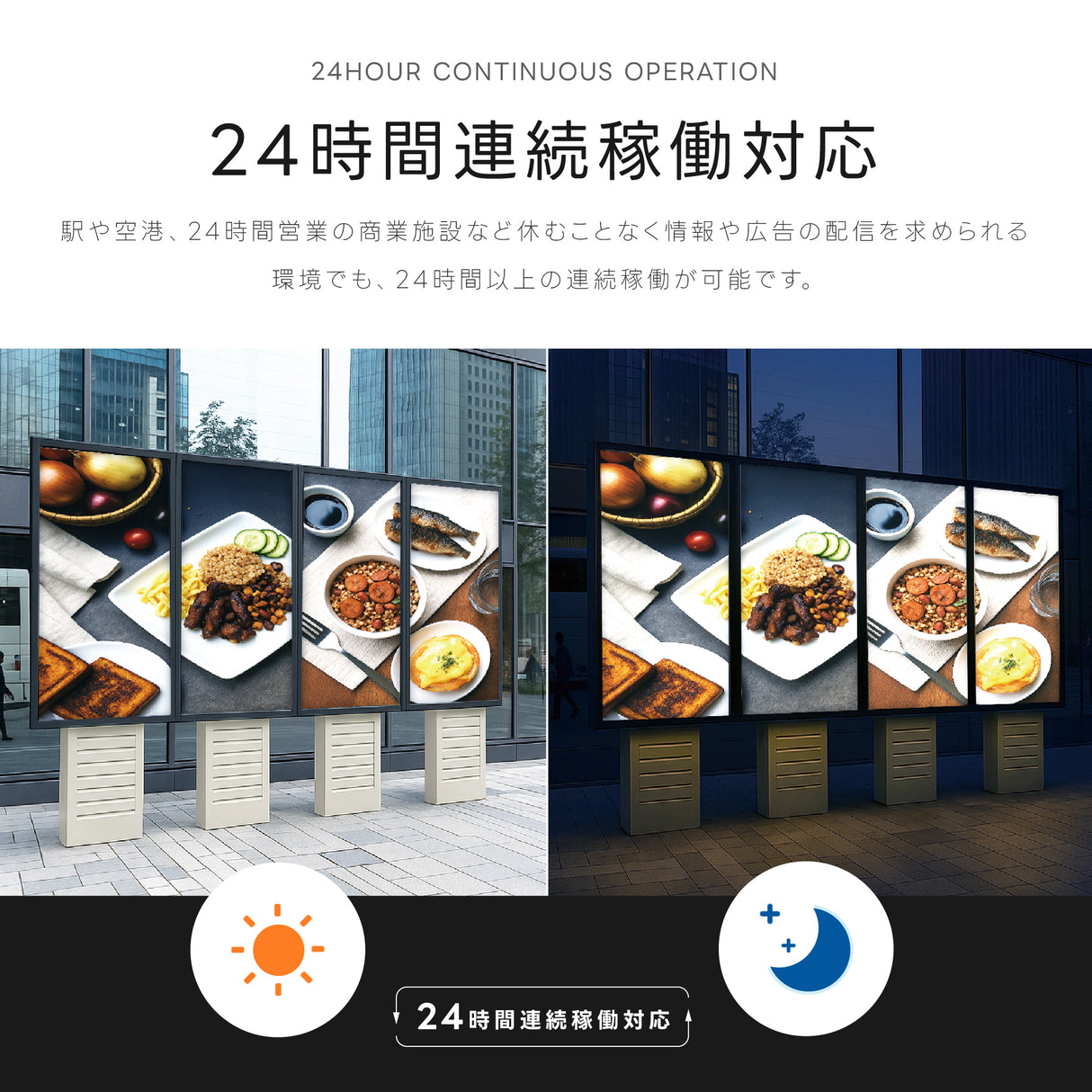 半屋外仕様 デジタルサイネージ 43インチ 電子看板 TV-G43-YD