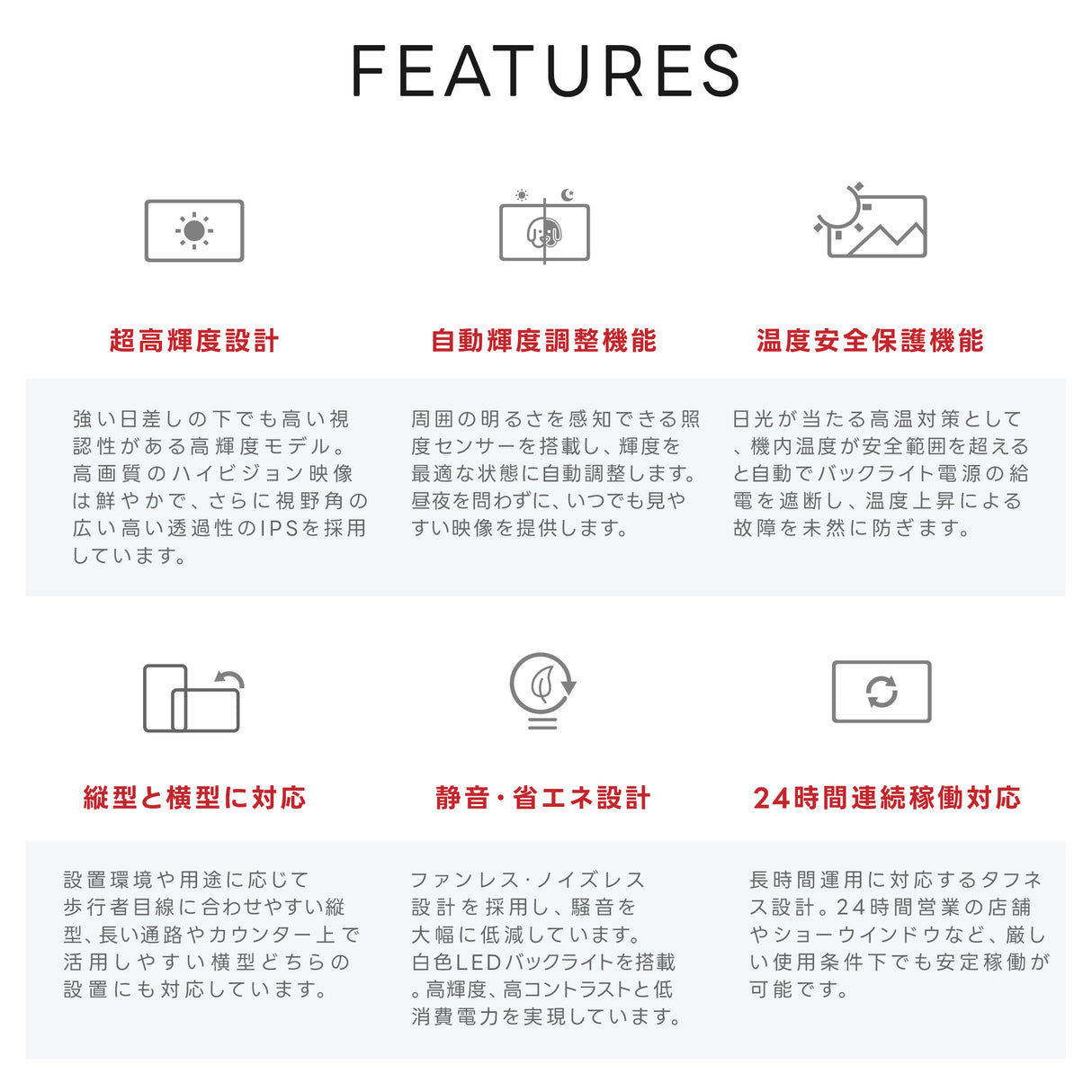 半屋外仕様 デジタルサイネージ 55インチ 電子看板 TV-G55-YD