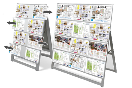 カードケーススタンド看板とは？省スペースで集客力を高める店舗前サイン