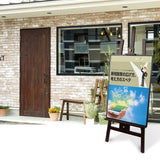 (イーゼルスタンド)木製イーゼル(絵画・画架・額縁・ポスター・写真・看板・三脚・ウェルカムボードに)A1～B1対応 WEZ-1375