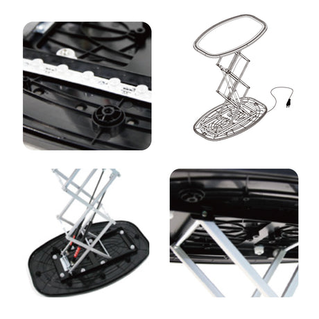 内臓LED付きカウンターテーブルにもなるビックハードケース