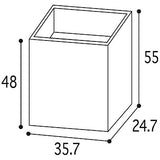 関連商材のクロスMDを簡単に行える丈夫で軽い紙製ディスプレイBOX  GS8-0092