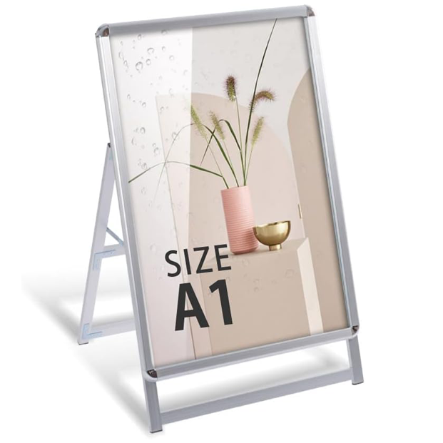 A型スタンド看板 激安コスパタイプ A1 片面 シルバー jc-a1-s-low
