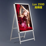 A型LEDライトパネル グリップ式 A1 片面 シルバー・ブラック alp-a1s-sv