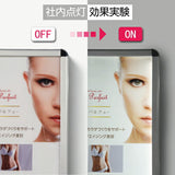 A型LEDライトパネル グリップ式 B1 両面 シルバー・ブラック alp-b1d-sv