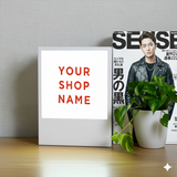 縁ありやわらかな光で視線を集めるライト・サイン LIGHT BOX サインCLBN-250