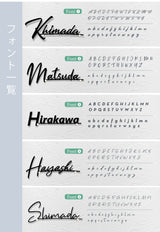 表札 戸建て おしゃれ 新築祝い 屋外 ステンレス 切文字 gs-nmpl-1046