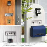 表札 おしゃれ 戸建て ガラス表札 約W155mm×H55mm/ W185mm×H45mmガラス×ステンレス 厚みt5mm/門柱 新築祝い gs-nmpl-1059