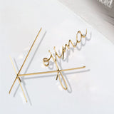 表札 銅製 戸建 北欧 シール マンション 真鍮 屋外対応 表 gs-nmpl-1085