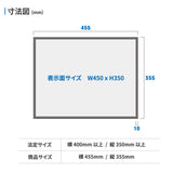 建設業の許可票 看板 W455×H355mm アルミ複合板 建設業許可票 宅地建物取引業者票 報酬額表 法定看板 gs-pl-sl0736-rb