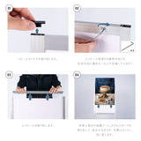 A型スタンド看板 激安タイプ 風対策セット A1 両面 シルバー jya1-d-p-2set