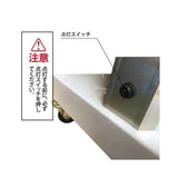 LED電飾スタンド看板 楕円形 バッテリー充電式 印刷シート貼込タイプ 両面表示 シルバー LED-J1100