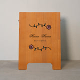 【両面印刷・デザイン自由】看板 店舗用 W500mm×H700mm×D350mm 立て看板 A型看板 ショップ 看板 a看板 パネル 屋内 A型スタンド看板 パネルスタンド 看板製作 オーダーメイド看板 おしゃれ 木制 美容室 看板 日本製 lkb-18