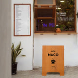 【両面印刷・デザイン自由】看板 店舗用 W350mm×H490mm 立て看板 A型看板 ショップ 看板 a看板 パネル 屋内 A型スタンド看板 パネルスタンド 看板製作 オーダーメイド 看板 おしゃれ 木制 美容室 看板 日本製 送料無料 lkb-21