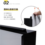 看板 LED照明付き W500×H607×D250 単色 印刷込み 日本製 店舗用 LED アクリル 電飾看板 箱型 スチール 内照式 看板 サイン 昼光色 屋内 飲食店 店舗 事務所 オフィス おしゃれ 日本製 lkb-22