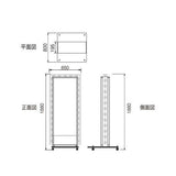 電飾スタンド看板 LED点滅球付き 印刷シート貼込タイプ 両面表示 高さ188cm シルバー/ブラック TL-S700