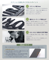 【必要な文字数でご注文してください】表札 ステンレス 切り文字 バラ文字 50角 80角 100角 即日 gs-nmpl-ks-eng